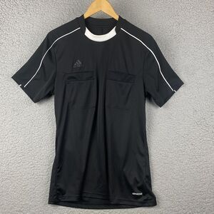Adidas Soccer Referee 16 Jersey Short Sleeve Black AH9803 Sz M Football Arbitro